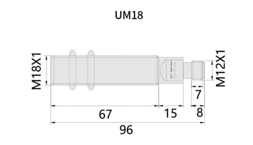 Bedook Ultrasonic Distance Sensor DC5 Analog Output – UM18-Size