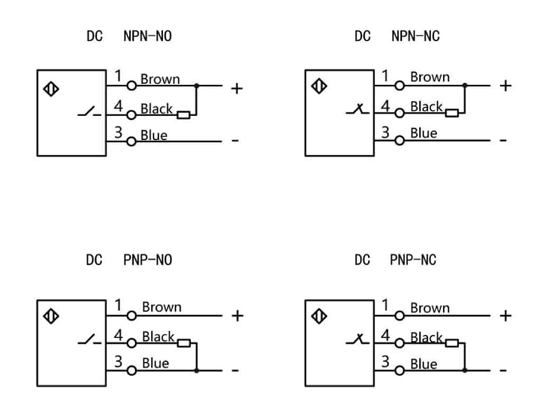 How to wire the switch output proximity sensor
