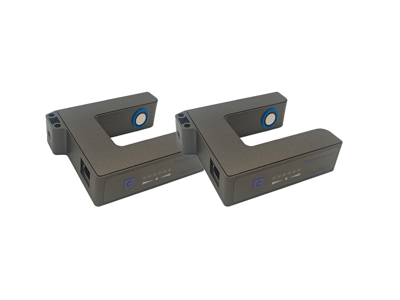 BEDOOK WS-UT08-40BR ultrasonic web guiding sensor with 0.01mm accuracy, 8mm detection range, and RJ45 interface