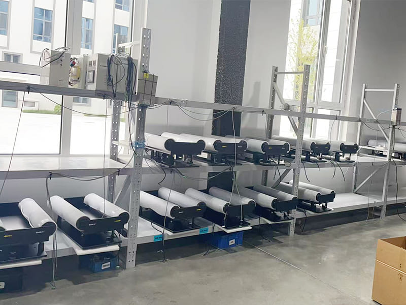 Production Workshop of Bedook Web Guiding Control System