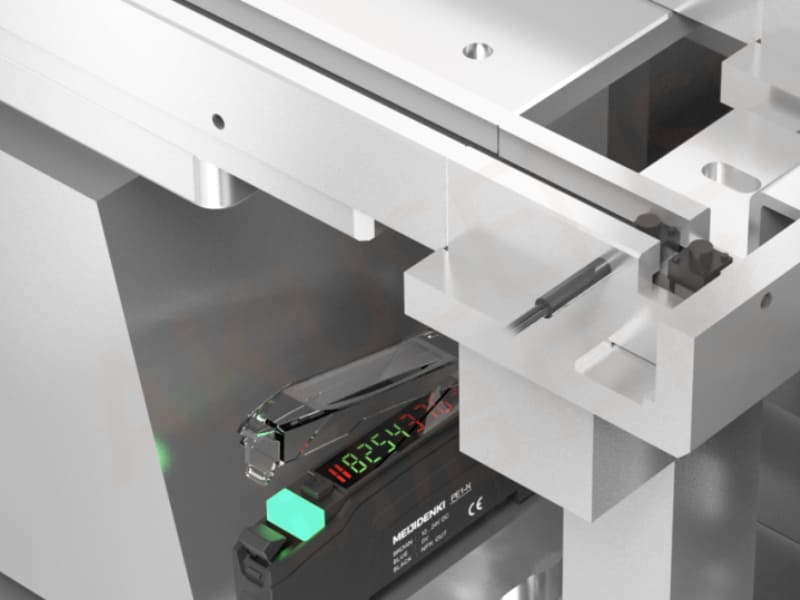 Bedook sensor detects the presence of materials in the detection slot